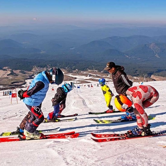 YOUTH PERFORMANCE SKIERS AT TIMBERLINE SUMMER SNOW CAMP