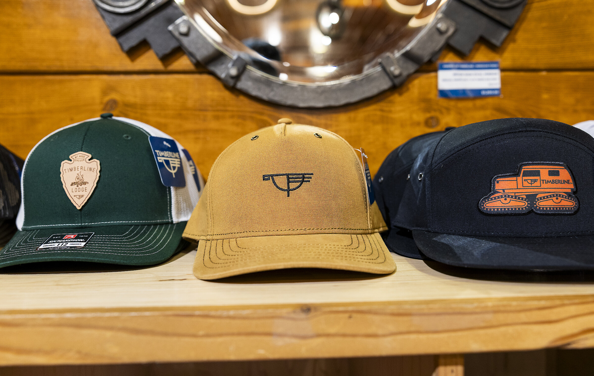 3 Timberline logo hats