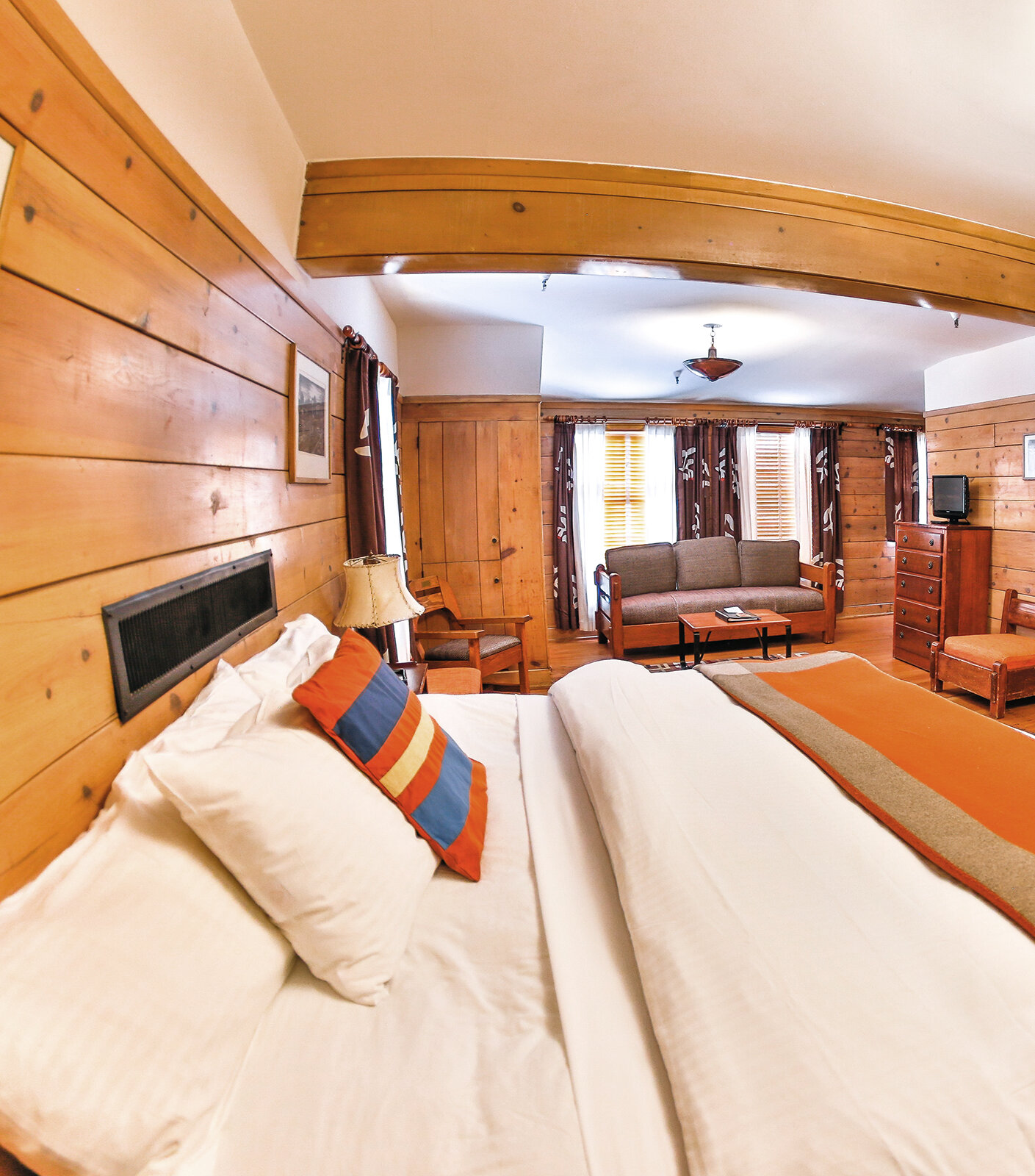 A Timberline King Fireplace room