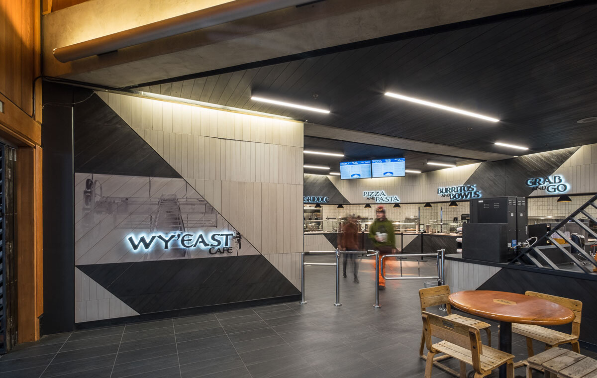 Entrance to the Wy'East Cafe at Timberline