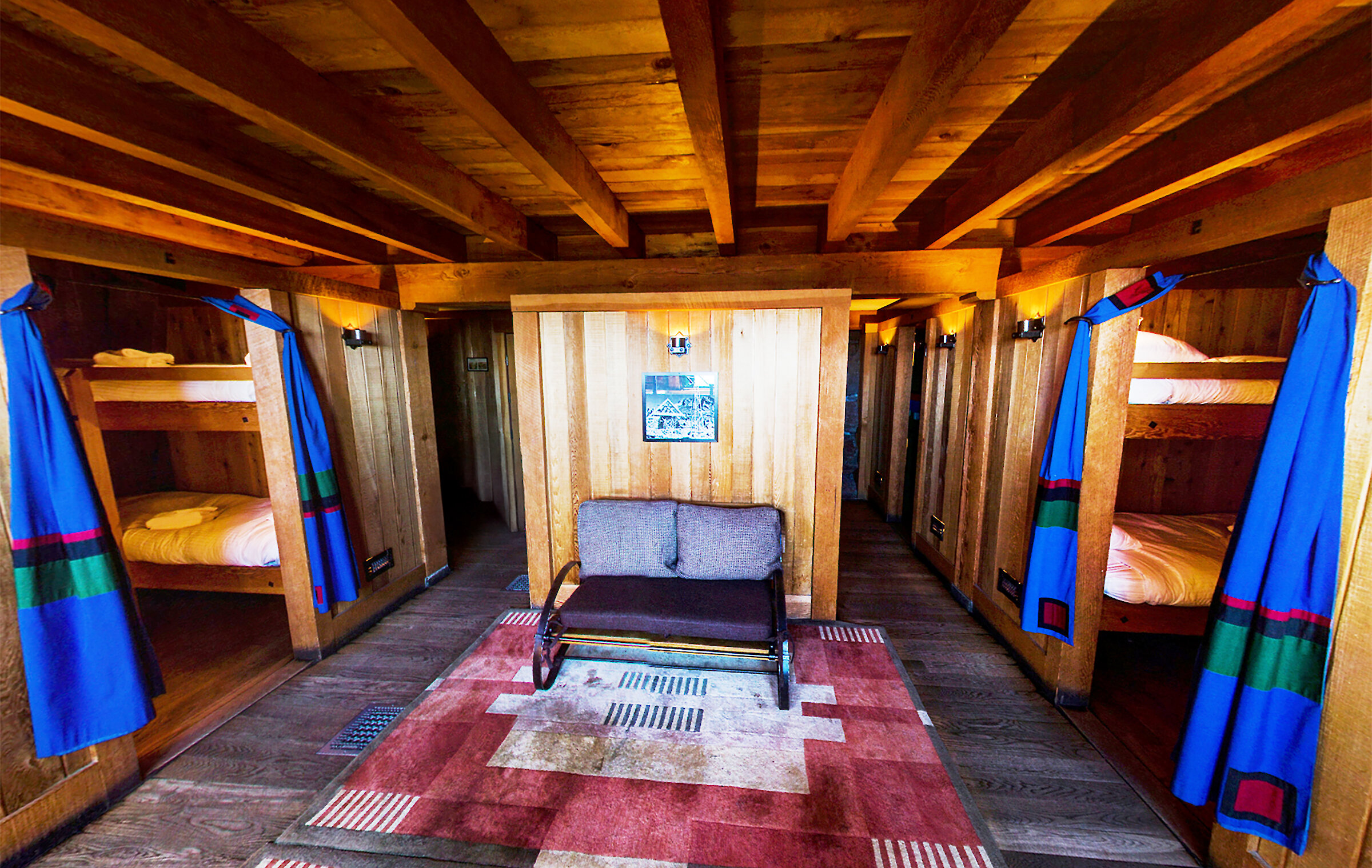 The bunk room at Silcox Hut