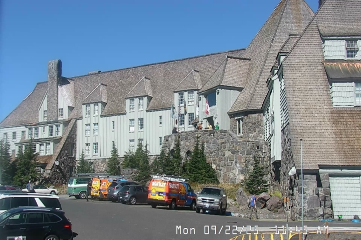 Live Feed: Timberline Lodge Camera